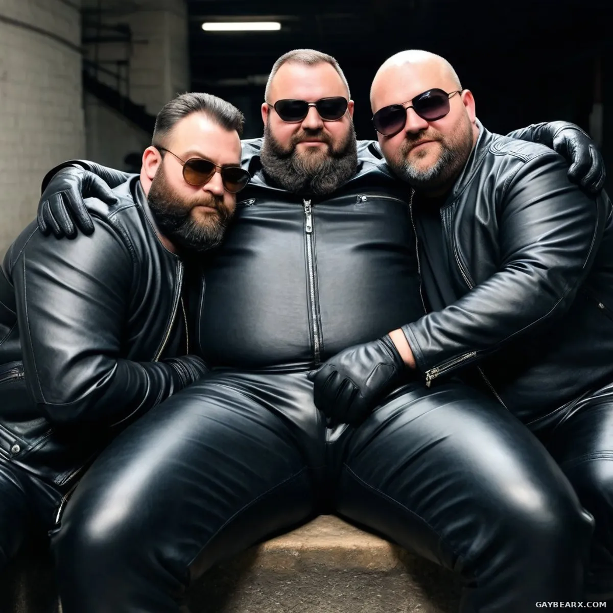 Leather, Denim & Tailoring gay bear AI gallery preview